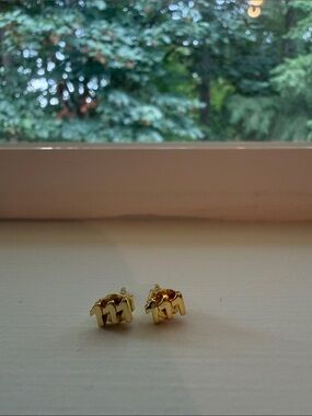BaubleBar Gold Plated Sterling Silver Angel Number Earrings